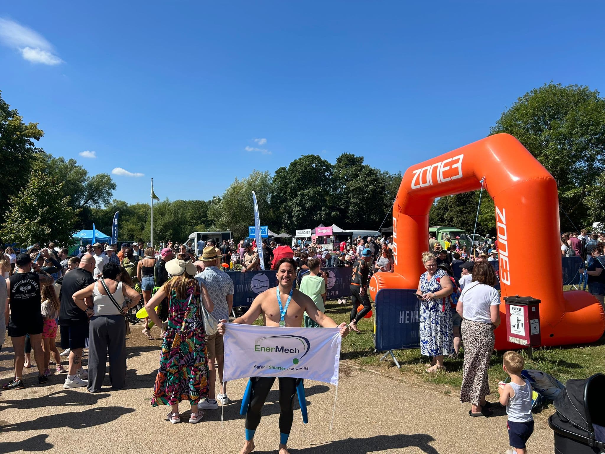 Georgios Swimming for a Cause